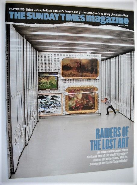<!--2005-08-21-->The Sunday Times magazine - Raiders Of The Lost Art cover 