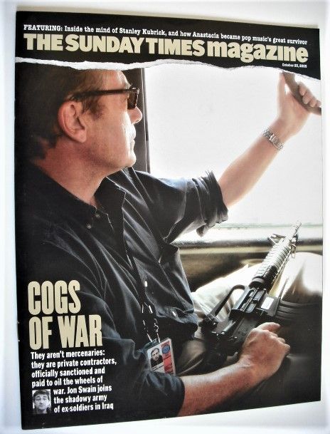 The Sunday Times magazine - Cogs Of War cover (23 October 2005)