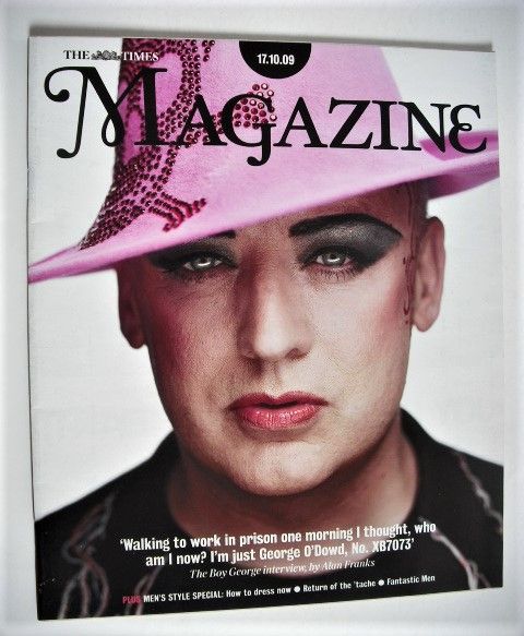 The Times magazine - Boy George cover (17 October 2009)