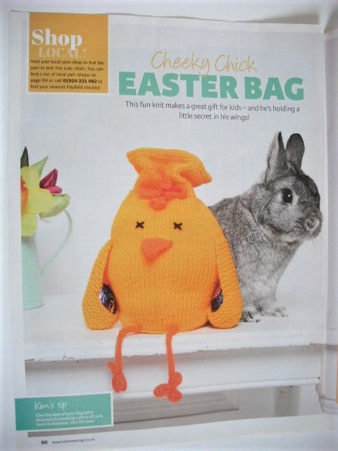 Cheeky Chick Easter Bag to knit