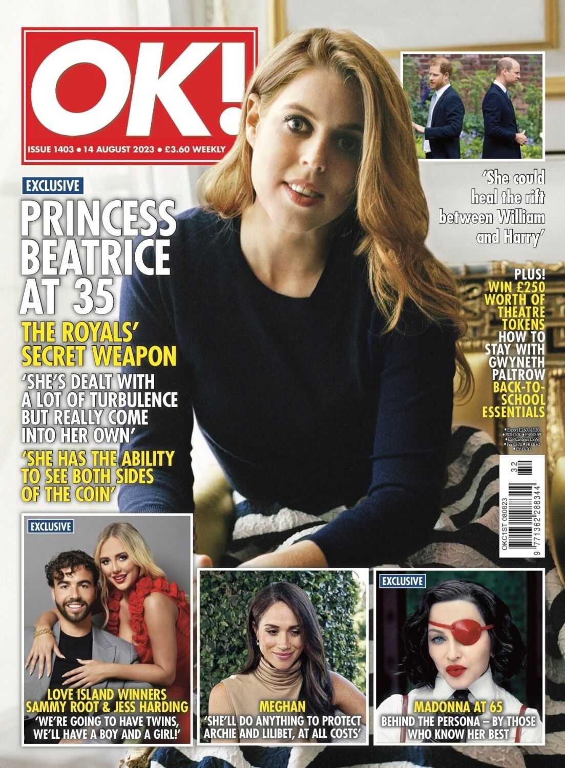 <!--2023-08-14-->OK! magazine - Princess Beatrice cover (14 August 2023 - I