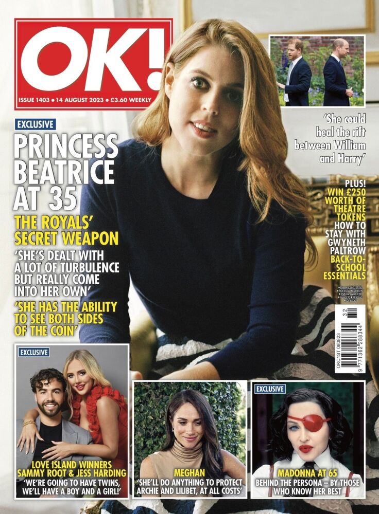 OK! magazine - Princess Beatrice cover (14 August 2023 - Issue 1403)