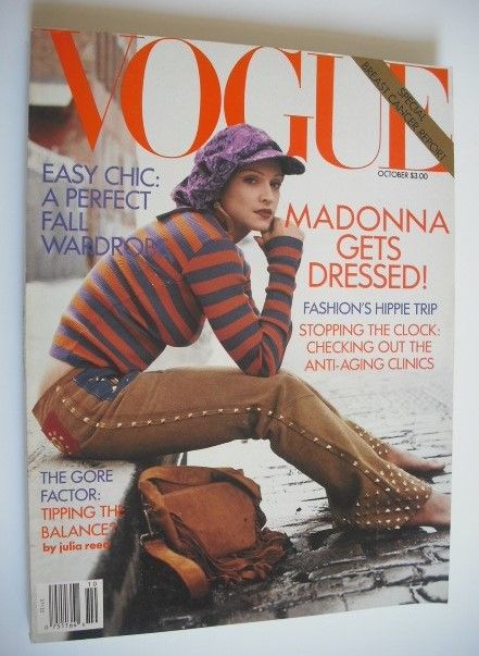 US Vogue magazine - October 1992 - Madonna cover