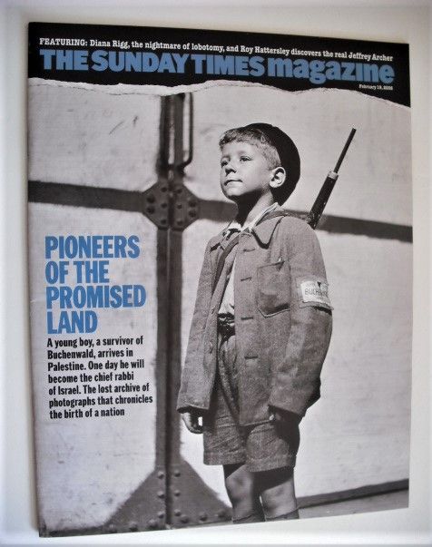 The Sunday Times magazine - Pioneers Of The Promised Land cover (19 February 2006)