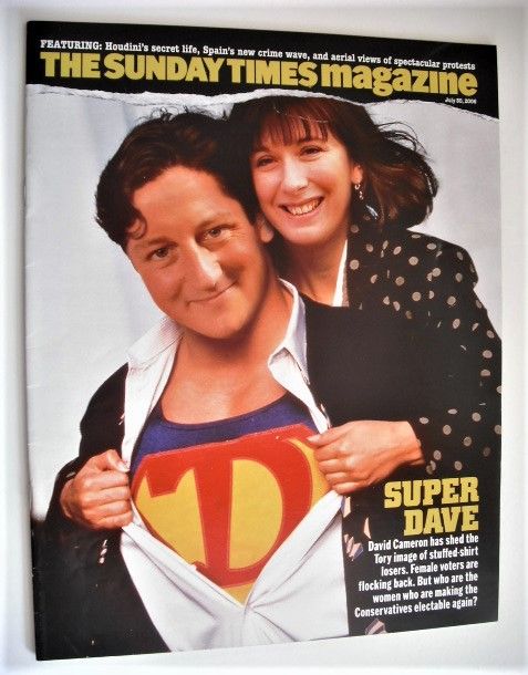 The Sunday Times magazine - David Cameron and Samantha Cameron cover (30 July 2006)
