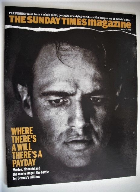 The Sunday Times magazine - Marlon Brando cover (13 August 2006)