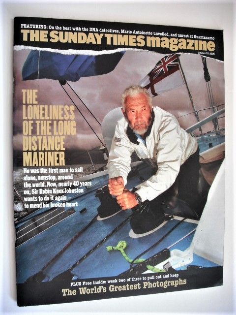 The Sunday Times magazine - Sir Robin Knox-Johnston cover (15 October 2006)