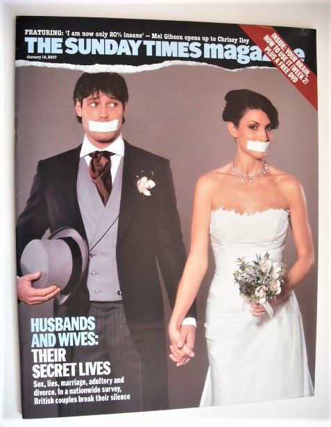 The Sunday Times magazine - Husbands and Wives cover (14 January 2007)