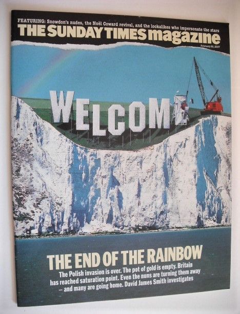 The Sunday Times magazine - The End Of The Rainbow cover (25 February 2007)