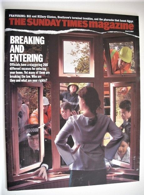 The Sunday Times magazine - Breaking and Entering cover (3 June 2007)