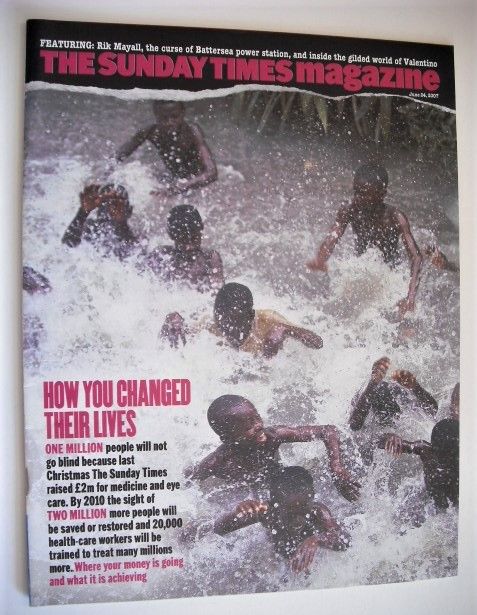<!--2007-06-24-->The Sunday Times magazine - How You Changed Their Lives co