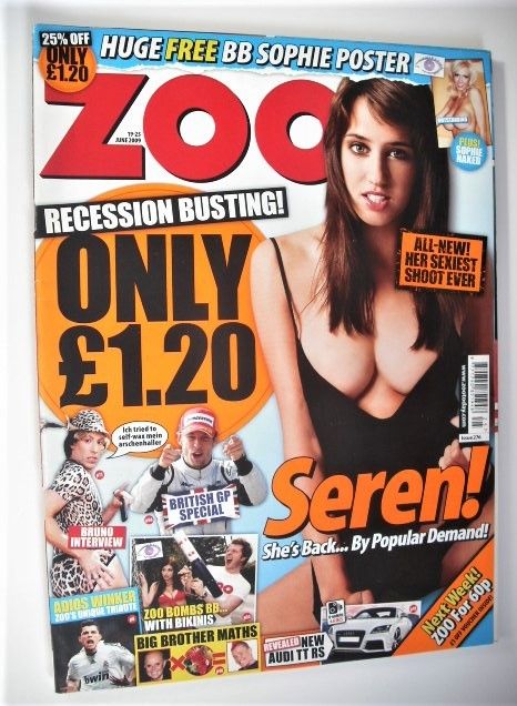 Zoo magazine - Seren Gibson cover (19-25 June 2009)