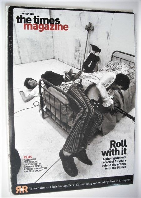 <!--2003-08-02-->The Times magazine - Mick Jagger and Keith Richards cover 