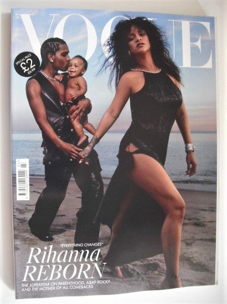 British Vogue magazine - March 2023 - Rihanna cover
