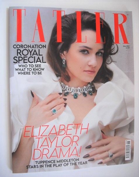 Tatler magazine - June 2023 - Tuppence Middleton cover