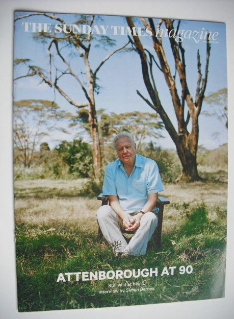 The Sunday Times magazine - David Attenborough cover (17 January 2016)