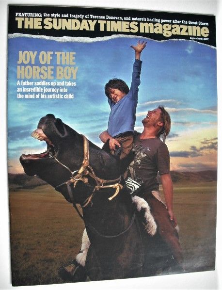 The Sunday Times magazine - Joy of the Horse Boy cover (9 September 2007)