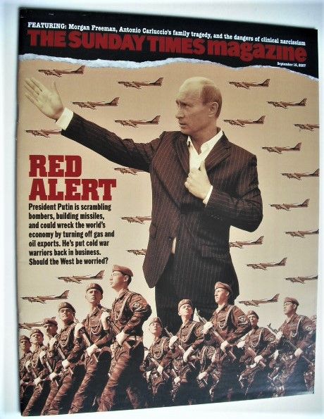 The Sunday Times magazine - President Putin cover (16 September 2007)