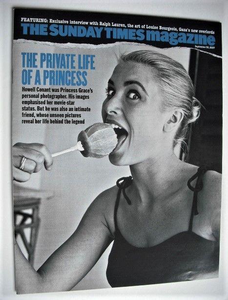 <!--2007-09-30-->The Sunday Times magazine - Princess Grace cover (30 Septe