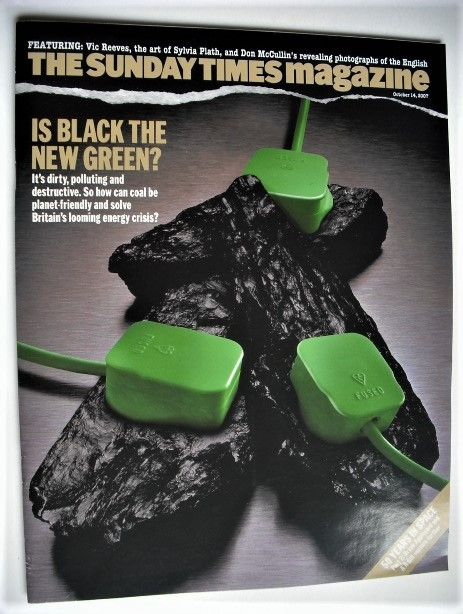 The Sunday Times magazine - Is Black The New Green? cover (14 October 2007)