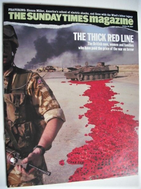 <!--2007-10-28-->The Sunday Times magazine - The Thick Red Line cover (28 O