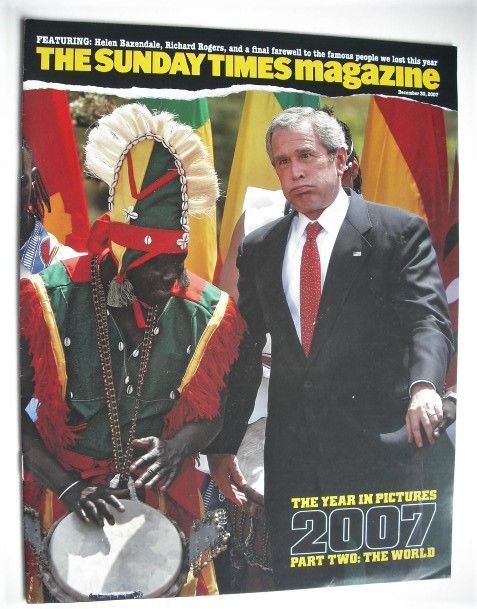 The Sunday Times magazine - George W Bush cover (30 December 2007)
