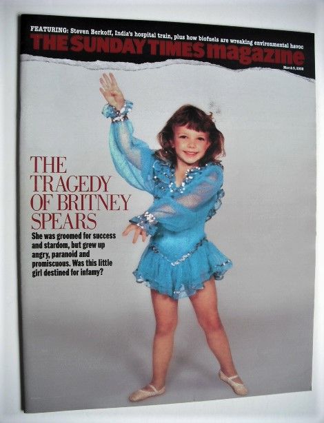 <!--2008-03-09-->The Sunday Times magazine - Britney Spears cover (9 March 