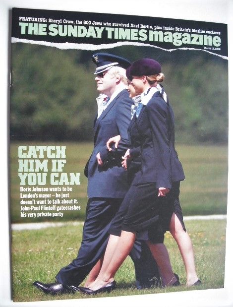 The Sunday Times magazine - Boris Johnson cover (16 March 2008)