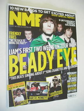 NME magazine - Beady Eye cover (2 April 2011)