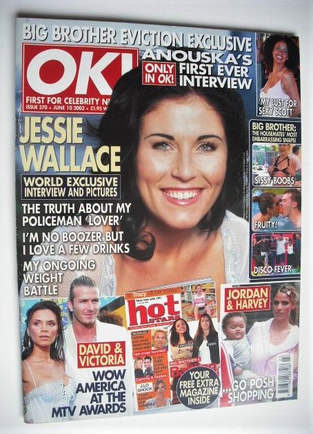 <!--2003-06-10-->OK! magazine - Jessie Wallace cover (10 June 2003 - Issue 