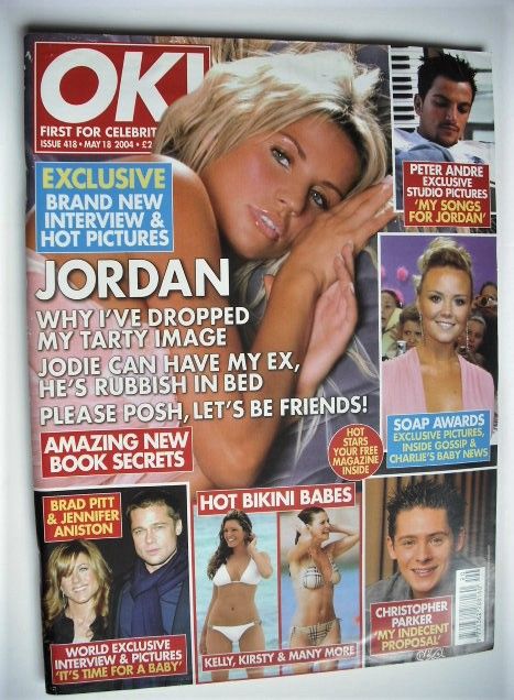 OK! magazine - Jordan cover (18 May 2004 - Issue 418)