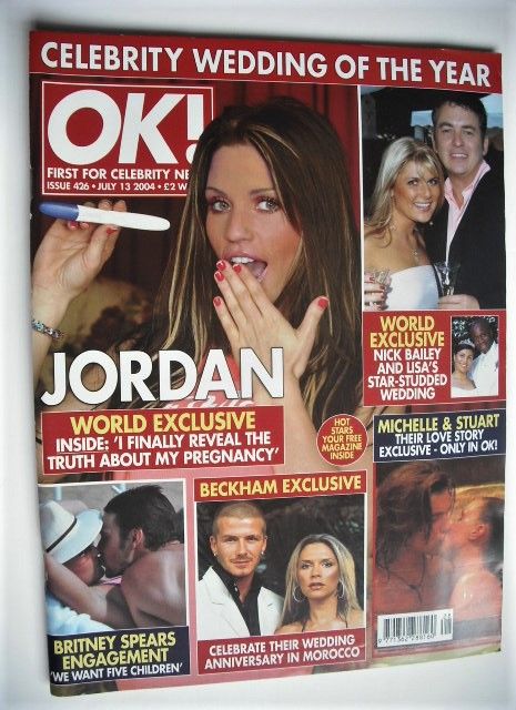 <!--2004-07-13-->OK! magazine - Jordan cover (13 July 2004 - Issue 426)