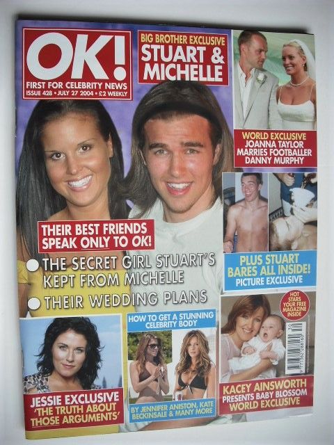OK! magazine - Stuart Wilson and Michelle Bass cover (27 July 2004 - Issue 428)