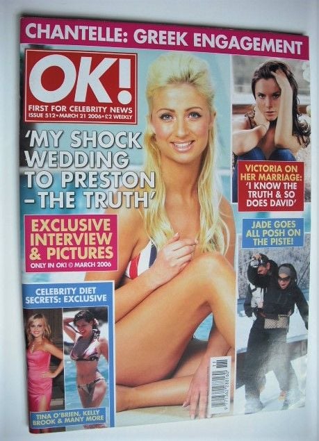 OK! magazine - Chantelle Houghton cover (21 March 2006 - Issue 512)