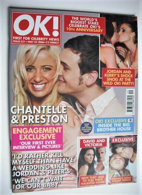 <!--2006-05-23-->OK! magazine - Chantelle Houghton and Preston cover (23 Ma