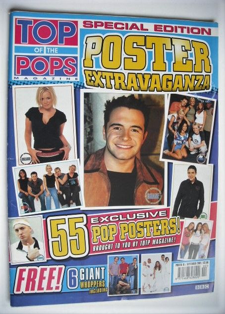 <!--2001-09-->Top Of The Pops Special Edition magazine - Poster Extravaganz