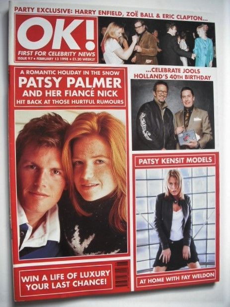 OK! magazine - Patsy Palmer cover (13 February 1998 - Issue 97)