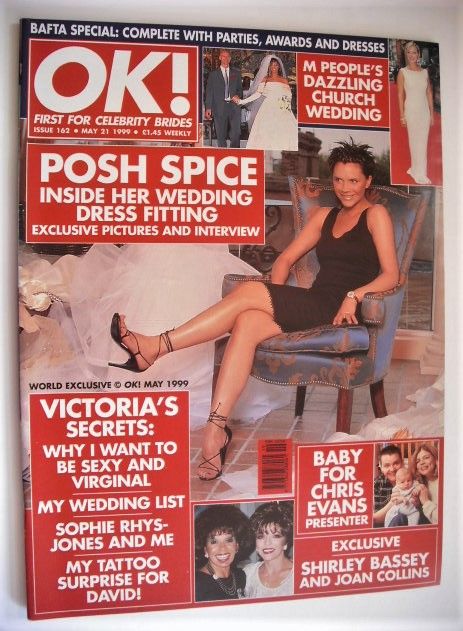 OK! magazine - Victoria Adams cover (21 May 1999 - Issue 162)