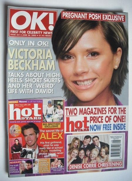 OK! magazine - Victoria Beckham cover (26 June 2002 - Issue 321)