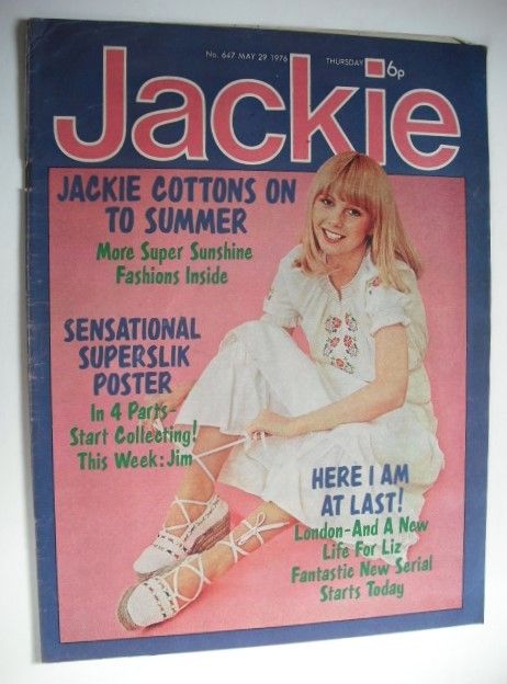 Jackie magazine - 29 May 1976 (Issue 647)
