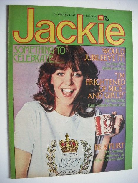 Jackie magazine - 4 June 1977 (Issue 700 - Leslie Ash cover)