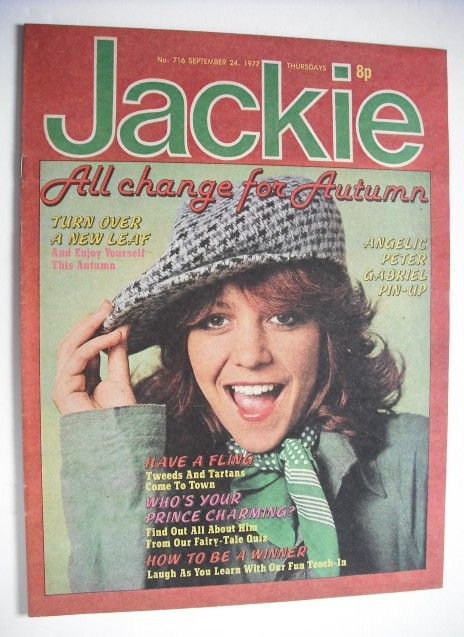 Jackie magazine - 24 September 1977 (Issue 716 - Leslie Ash cover)