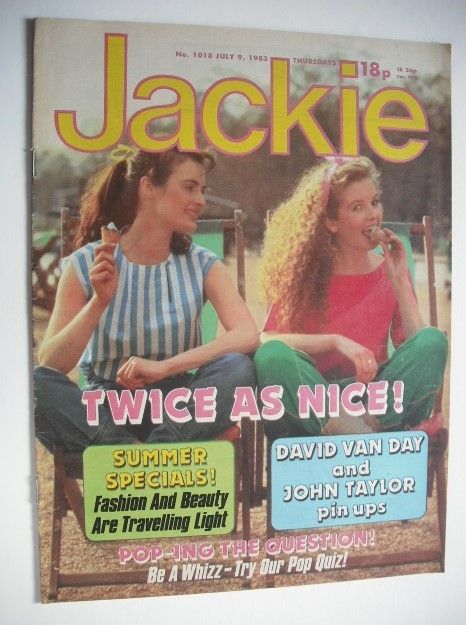 <!--1983-07-09-->Jackie magazine - 9 July 1983 (Issue 1018)