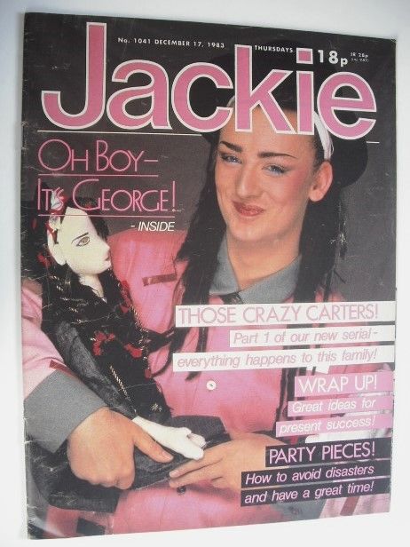 <!--1983-12-17-->Jackie magazine - 17 December 1983 (Issue 1041 - Boy Georg