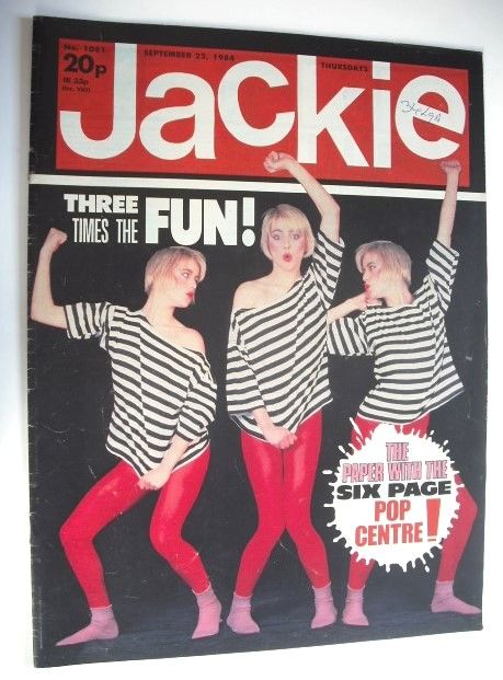 <!--1984-09-22-->Jackie magazine - 22 September 1984 (Issue 1081)