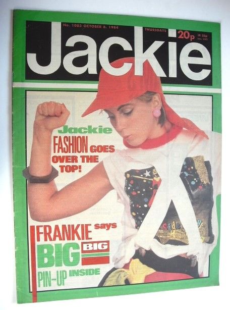 <!--1984-10-06-->Jackie magazine - 6 October 1984 (Issue 1083)