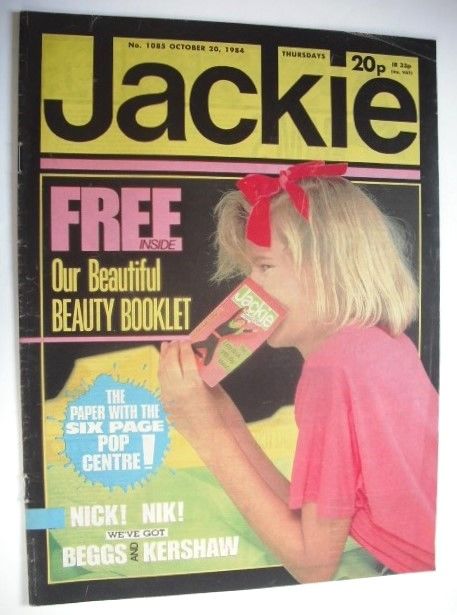 <!--1984-10-20-->Jackie magazine - 20 October 1984 (Issue 1085)