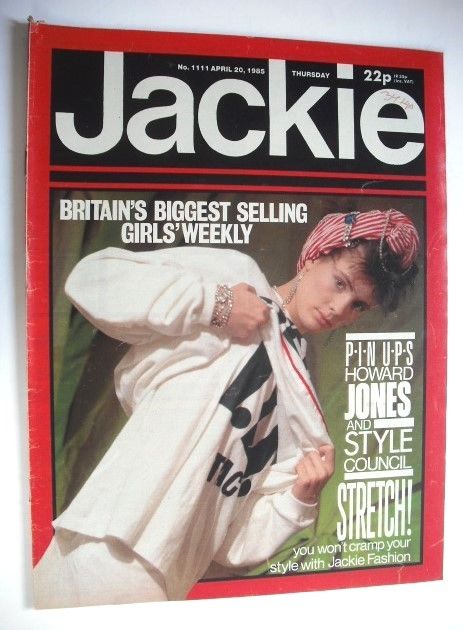 <!--1985-04-20-->Jackie magazine - 20 April 1985 (Issue 1111)