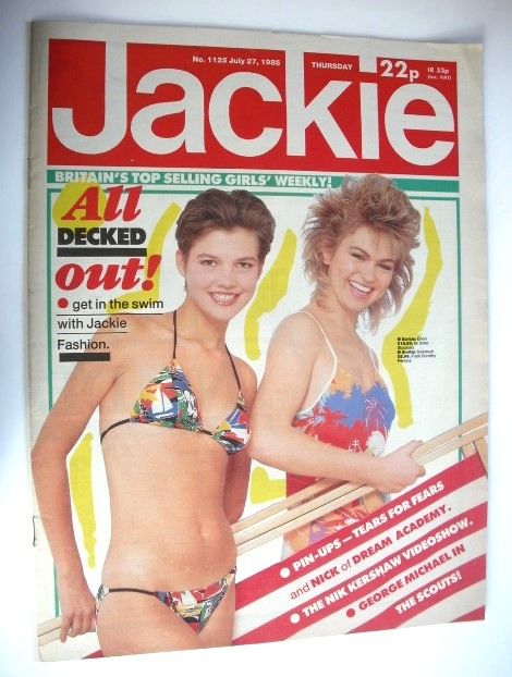 <!--1985-07-27-->Jackie magazine - 27 July 1985 (Issue 1125)