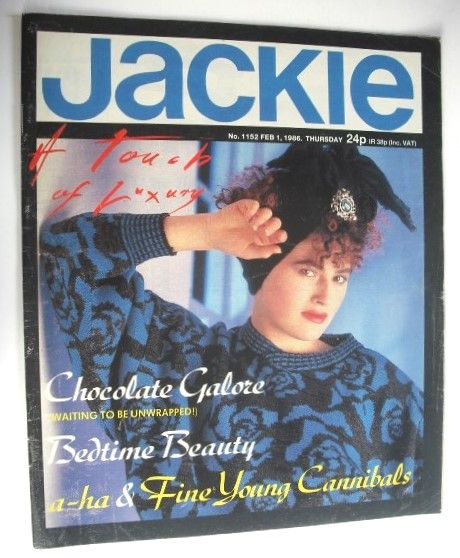 <!--1986-02-01-->Jackie magazine - 1 February 1986 (Issue 1152)